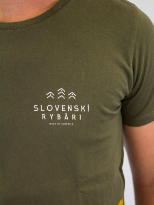 Slovenskí rybári krátke tričko vzor Pstruh